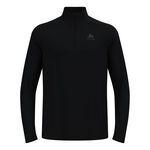Ropa Odlo Odlo Essential 1/2 Zip Camiseta de running Hombres-negro, negro