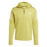Own the Run Winter Half-Zip Camiseta de running Hombres-amarillo