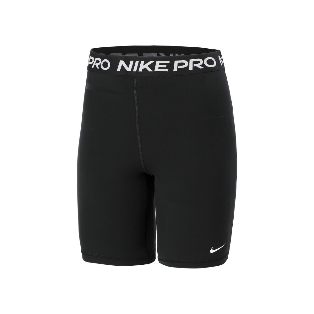 Nike Pro 365 High Waist 7in Shorts Con Bolsillo Para Pelota Mujeres-Negro,Blanco