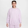Sportswear Club Fleece Oversized Crew Sudadera Chicas-Morado