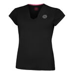 Ropa BIDI BADU BIDI BADU Crew V-Neck Camiseta De Manga Corta Mujeres-Negro