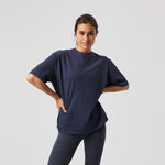 Ropa Björn Borg Björn Borg Studio Oversized Camiseta De Manga Corta Mujeres-Azul Oscuro
