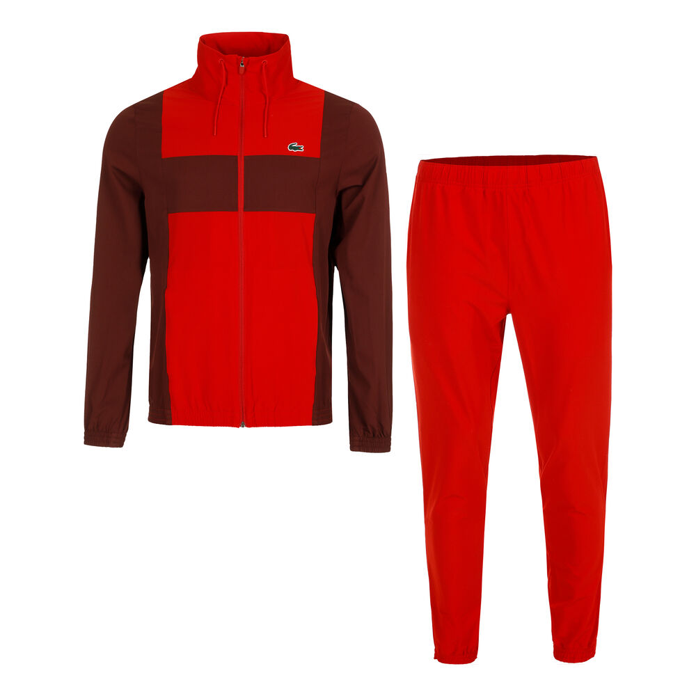 Lacoste Chándal Hombres - Rojo, Rojo Oscuro