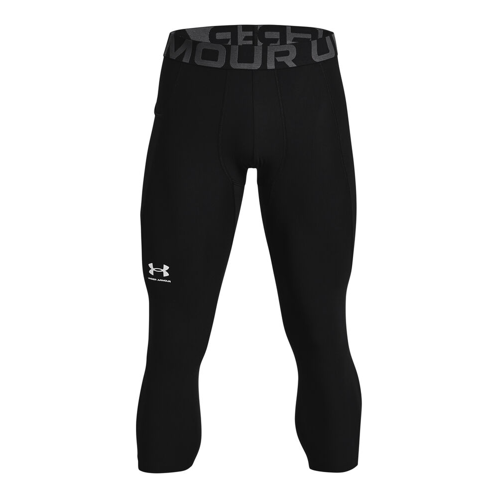 Under Armour Heatgear Malla Hombres-Negro,Blanco