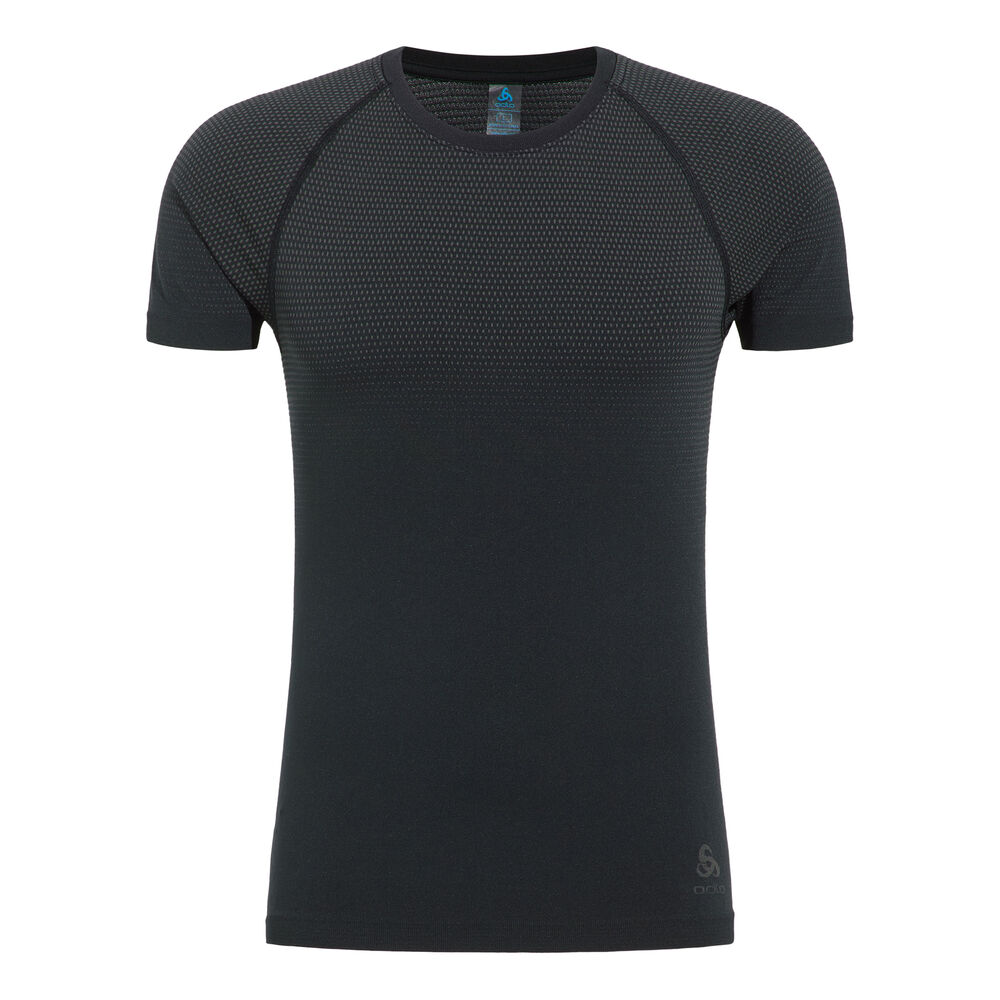 Odlo Performance Light Crew Neck Camiseta De Running Hombres - Negro