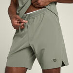 Ropa de tenis Wilson Wilson Tournament 7in Shorts Hombres-oliva