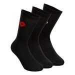 Ropa Lotto Lotto Calcetines De Tenis Pack De 3-Negro