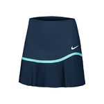 Ropa Nike Nike Dri-Fit Advantage Pleated Falda Mujeres - azul oscuro, turquesa