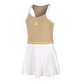 Imagen de Wild Volley Vestido Mujeres-Beige,Blanco