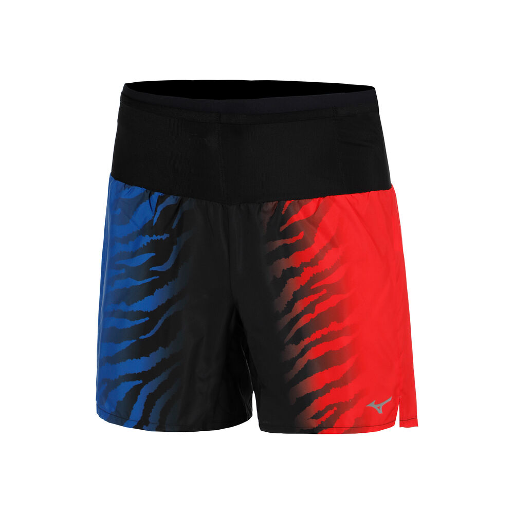 Mizuno Multi Pocket Short Pantalones Cortos Hombres - Negro, Rojo