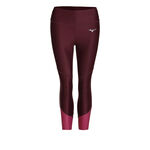 Ropa Mizuno Mizuno Impulse Core 3/4 Mallas Para Correr Mujeres-Lila