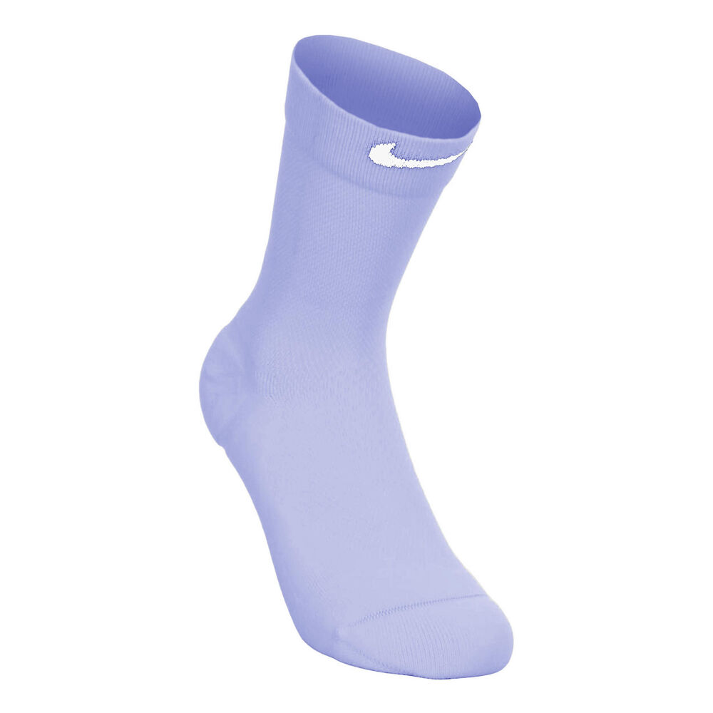 Nike Fast Midweight Crew Calcetines para correr Unisex - azul-gris, blanco