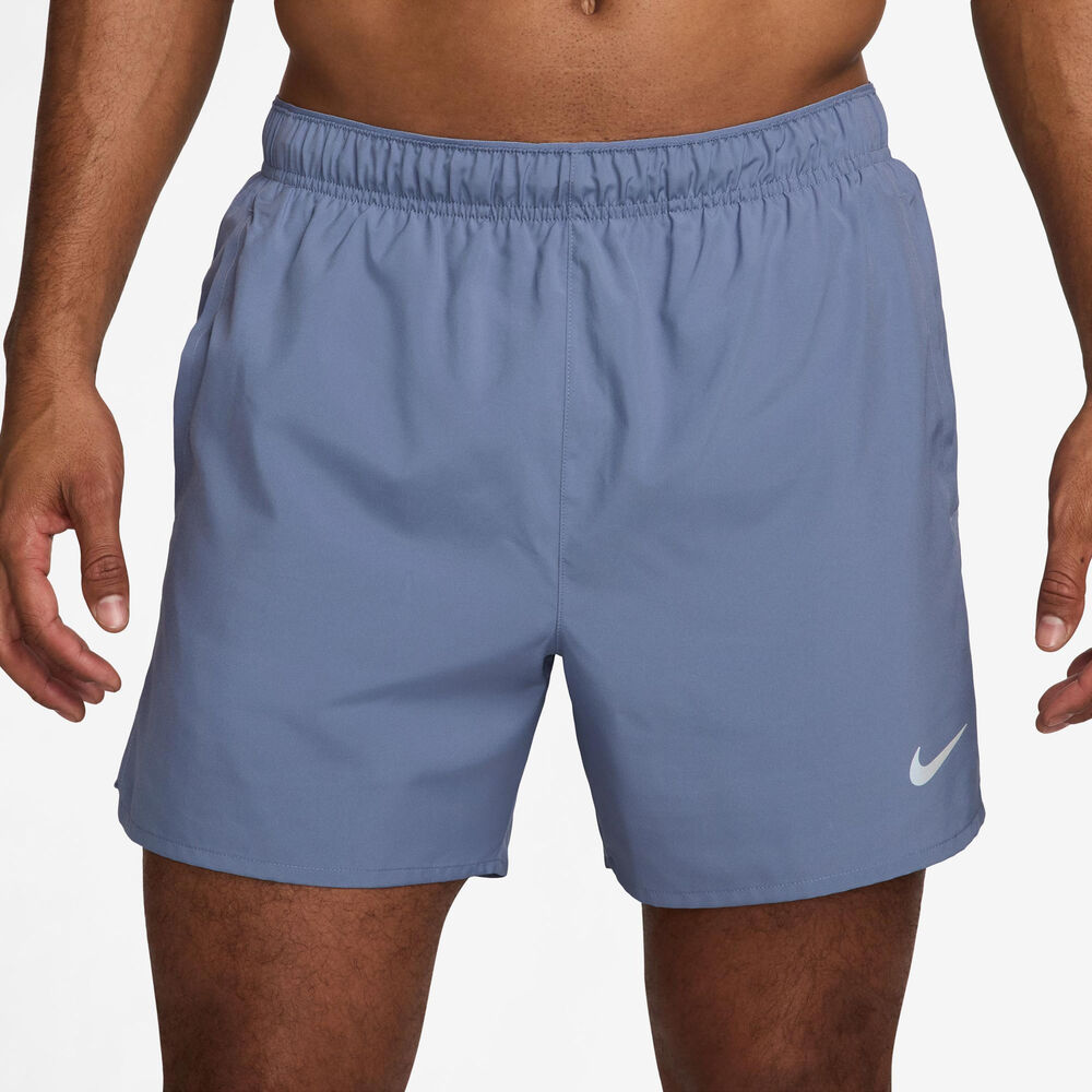 Nike Challenger 5in Short Pantalones cortos Hombres-azul, plateado