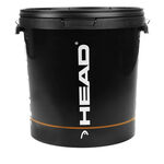Equipo de entrenamiento HEAD HEAD Cubo De Pelotas Con Tapa,Vacío-Negro