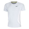 Court Dri-Fit Advantage Slam Camiseta De Manga Corta Hombres-Gris Claro,Blanco