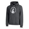 Endlessly Washed Out Loose Fit Sudadera Con Capucha Hombres-Antracita,Blanco