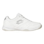 Zapatillas de tenis Lotto Lotto Mirage 650 Zapatilla para pista cubierta Mujeres-blanco, plateado