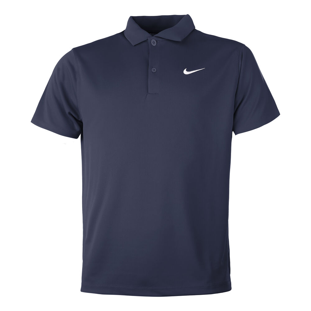 Nike Dri-Fit Solid Polo Hombres-Azul Oscuro