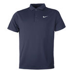 Ropa de tenis Nike Nike Dri-Fit Solid Polo Hombres-Azul Oscuro