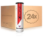 Pelota presurizada Tecnifibre Tecnifibre X-One Swiss Bote de 4 pelotas 