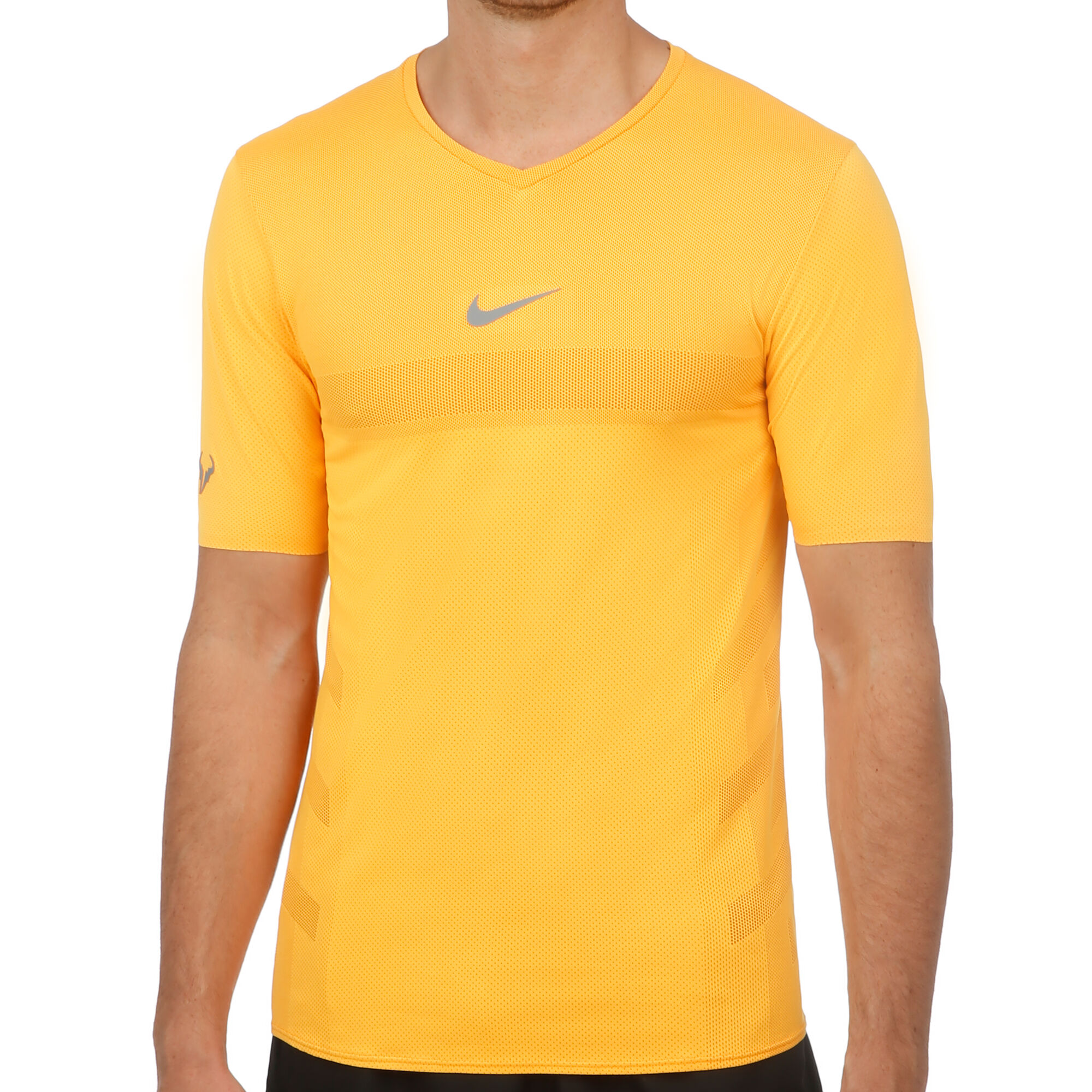 Nike Rafael Nadal Court AeroReact Camiseta De Manga Corta Hombres - Naranja, Gris Claro compra online |