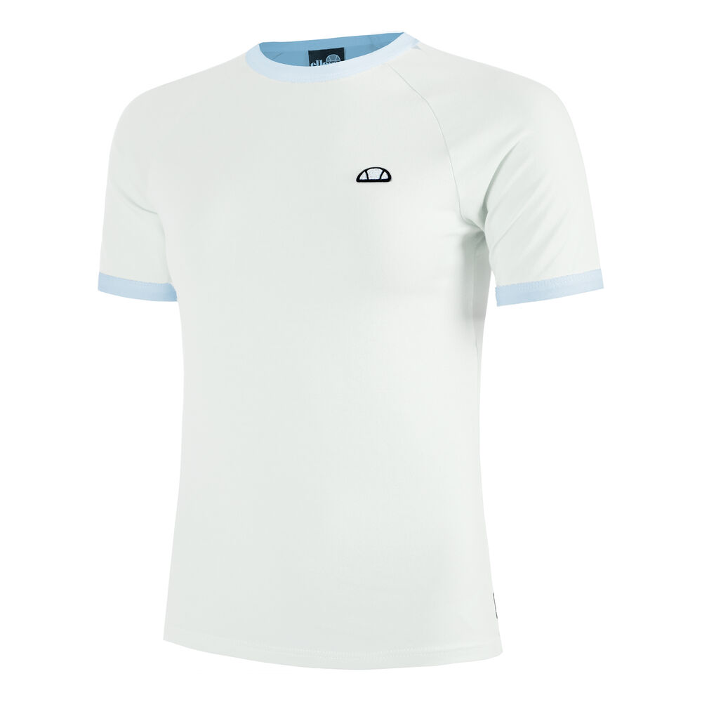 Ellesse Teriasca Camiseta De Manga Corta Mujeres - Crema, Azul Claro