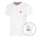 Ropa Quiet Please Quiet Please Create Flower Camiseta De Manga Corta Mujeres-Blanco,Multicolor