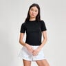 La Bella Seamless Tee Camiseta de manga corta Mujeres-negro