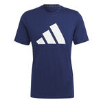 Ropa adidas adidas Training Essential Feel Ready Logo Camiseta De Manga Corta Hombres-Azul Oscuro,Blanco