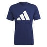 Training Essential Feel Ready Logo Camiseta De Manga Corta Hombres-Azul Oscuro,Blanco