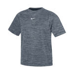Ropa de tenis Nike Nike Dri-Fit Multi Camiseta De Manga Corta Niños-Negro,Gris
