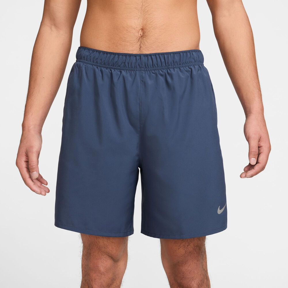 Nike Challenger 7in Brief-Lined Short Pantalones cortos Hombres-azul, plateado