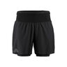 Pro Trail 2in1 Pantalones Cortos Hombres-Negro