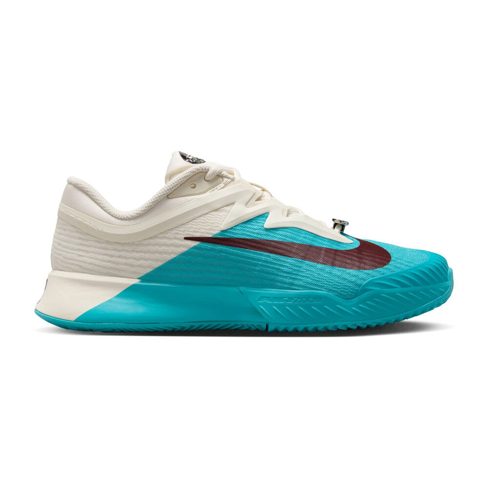 Nike Vapor Pro 3 PRM Zapatilla Tierra Batida Mujeres-Turquesa,Crema