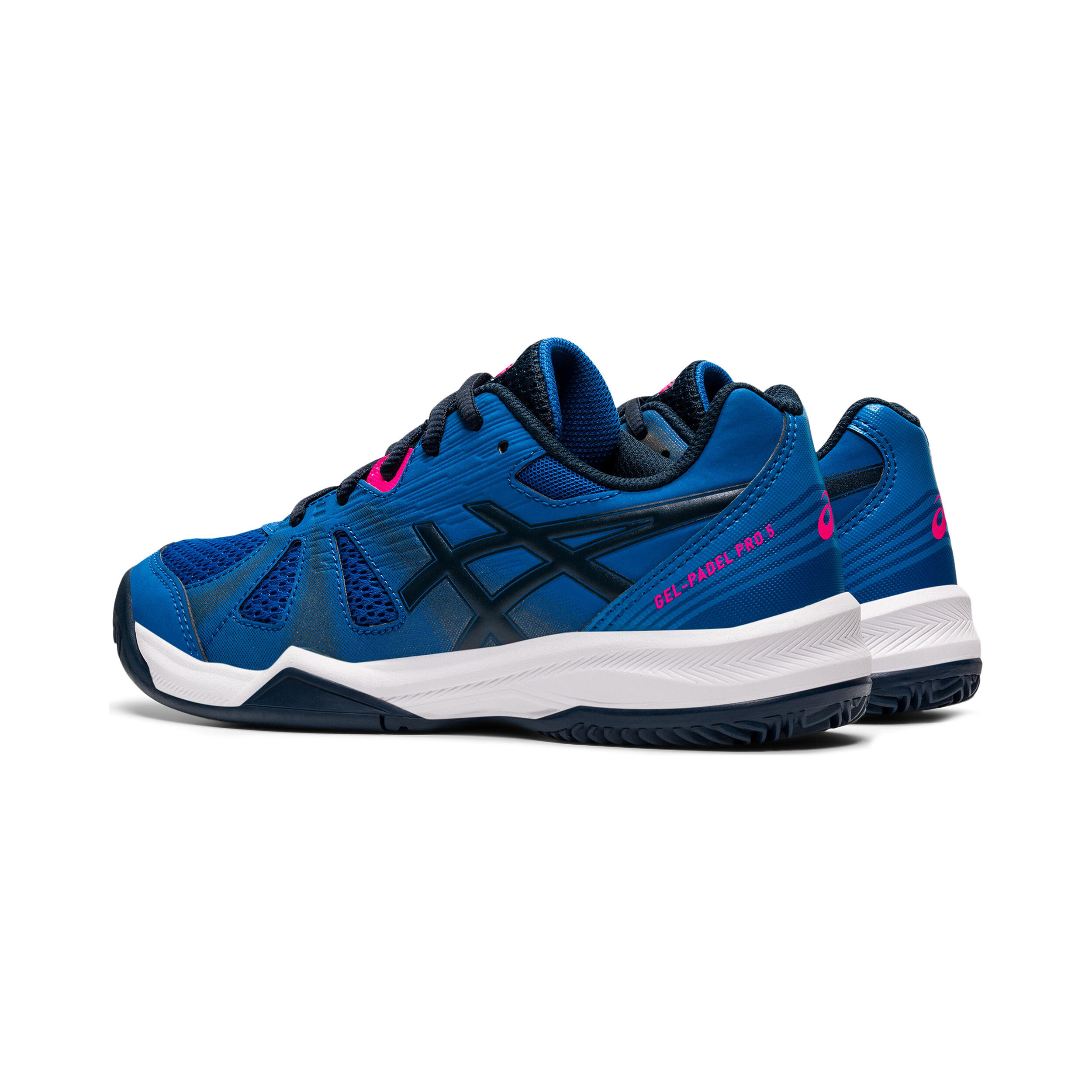 Gel Padel Pro 5 GS Zapatilla De P del Ni os Azul Rosa