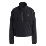 Ropa adidas adidas Fleece Half-Zip Sudadera Mujeres-negro