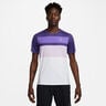 Court Dri-Fit Advantage Print Camiseta De Manga Corta Hombres-Blanco,Lila