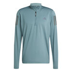 Ropa adidas adidas Own The Run Half-Zip Camiseta De Running Hombres-Verde Oscuro