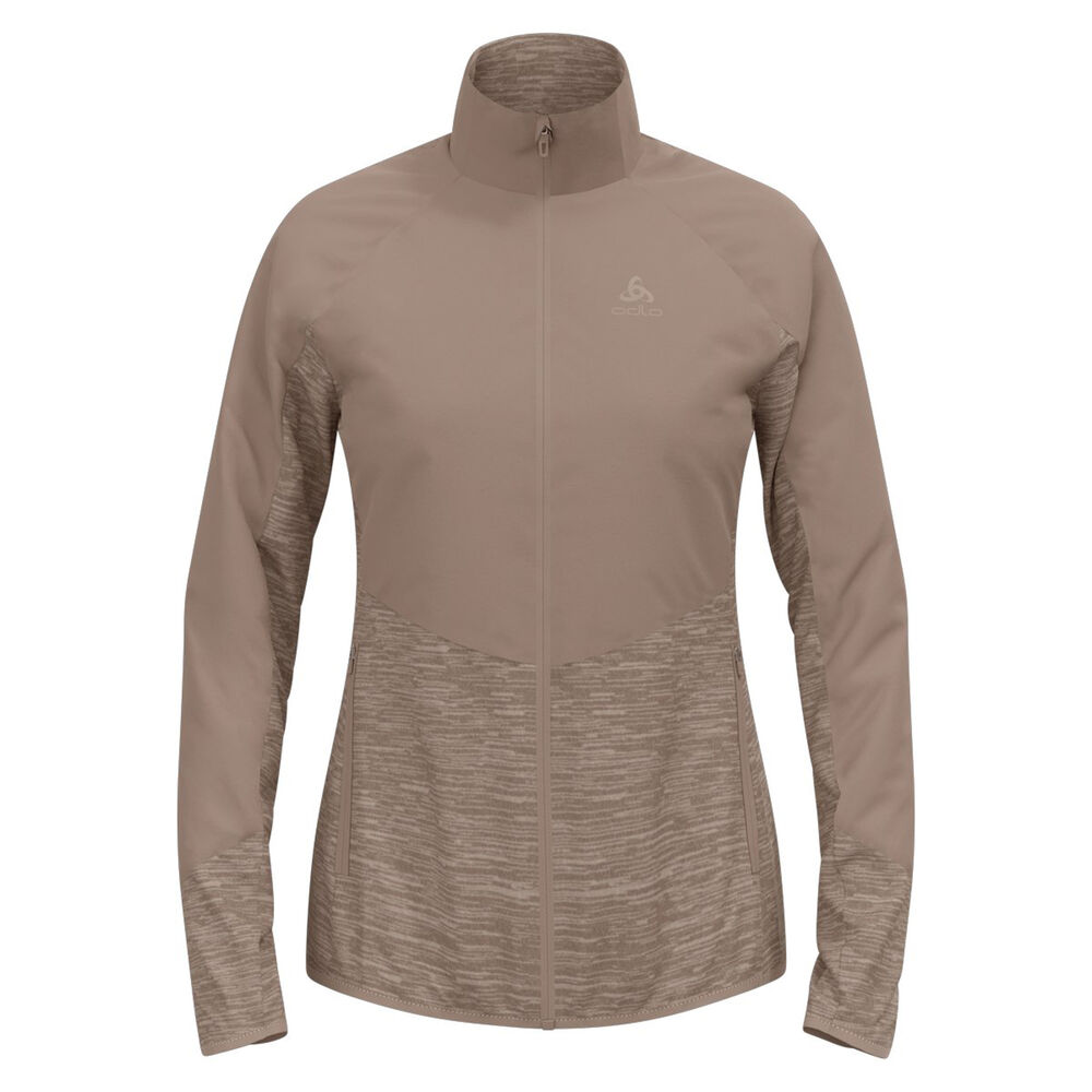 Odlo Essential Insulator Hybrid Chaqueta Para Correr Mujeres-Gris