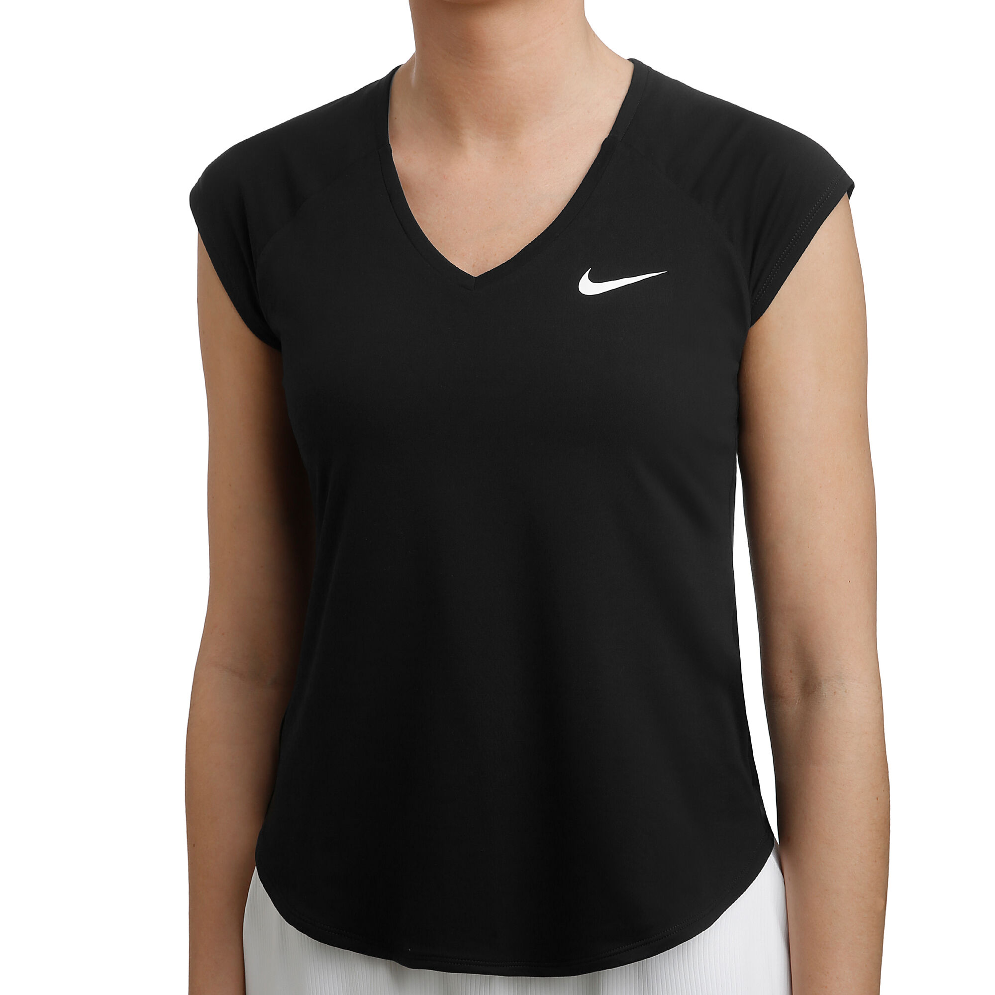 Reportero Fontanero Turismo Nike Court Pure Camiseta De Manga Corta Mujeres - Negro, Blanco compra  online | Tennis-Point