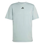 Ropa de tenis adidas adidas D4T Essentials Camiseta de manga corta Hombres-salvia