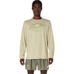 Ropa ASICS ASICS Fujitrail Logo Camiseta De Running Hombres-Verde