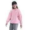 Club Fleece Oversized Crew Sudadera Chicas-Rosa