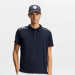 Ropa de tenis JLindeberg JLindeberg Lionel Polo Hombres-azul oscuro