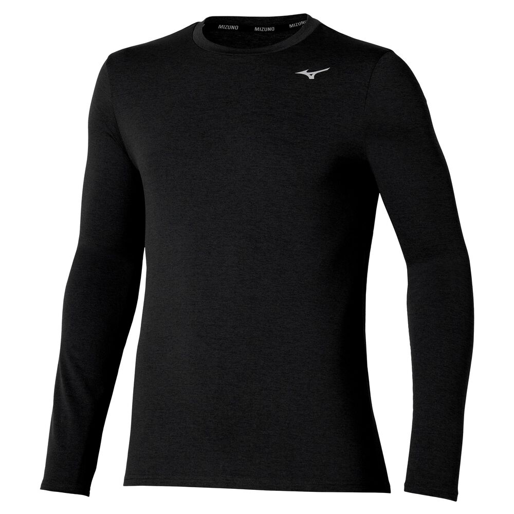 Mizuno Core Impulse Camiseta De Running Hombres - Negro