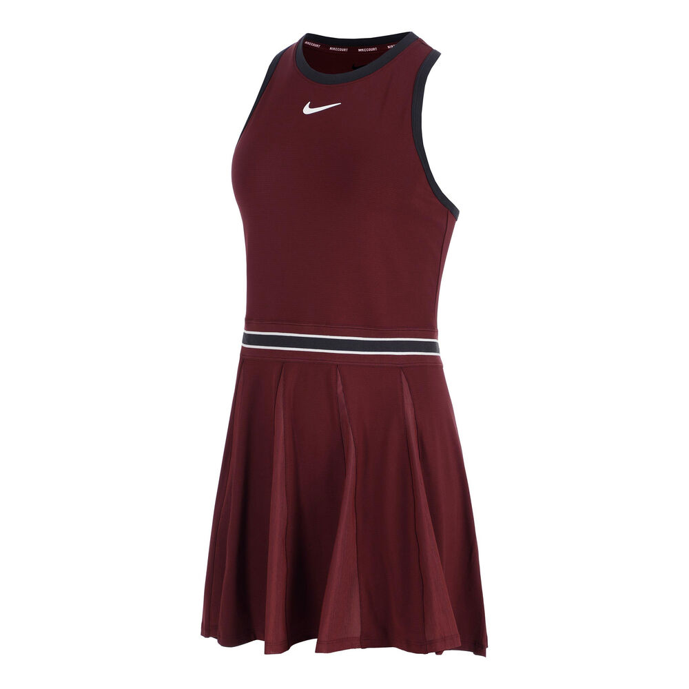 Nike Court Dri-FIT Slam Vestido Mujeres-Rojo Oscuro