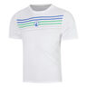 Trainings Stripe Camiseta de manga corta Hombres - blanco, naranja