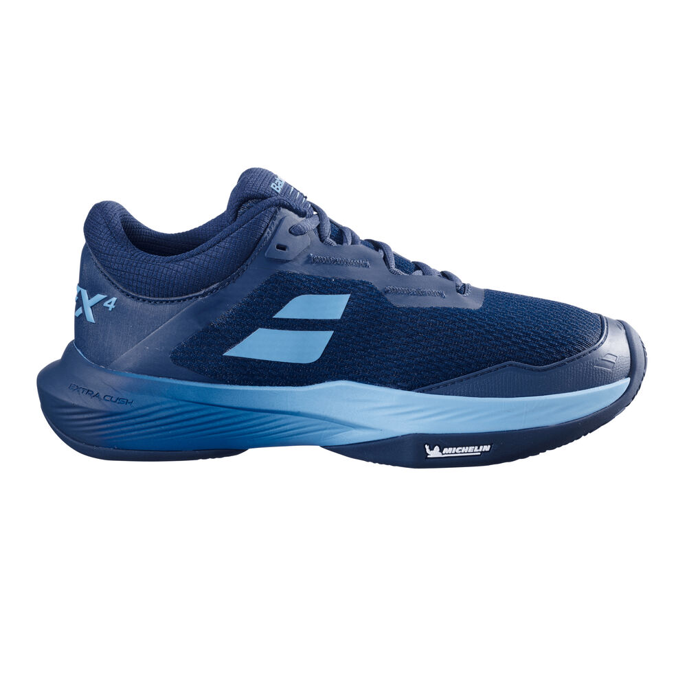 Babolat SFX 4 Zapatilla Tierra Batida Hombres-Azul Oscuro,Turquesa