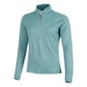 Road Winter 1/2 Zip Mid Layer Camiseta De Running Mujeres-Salvia