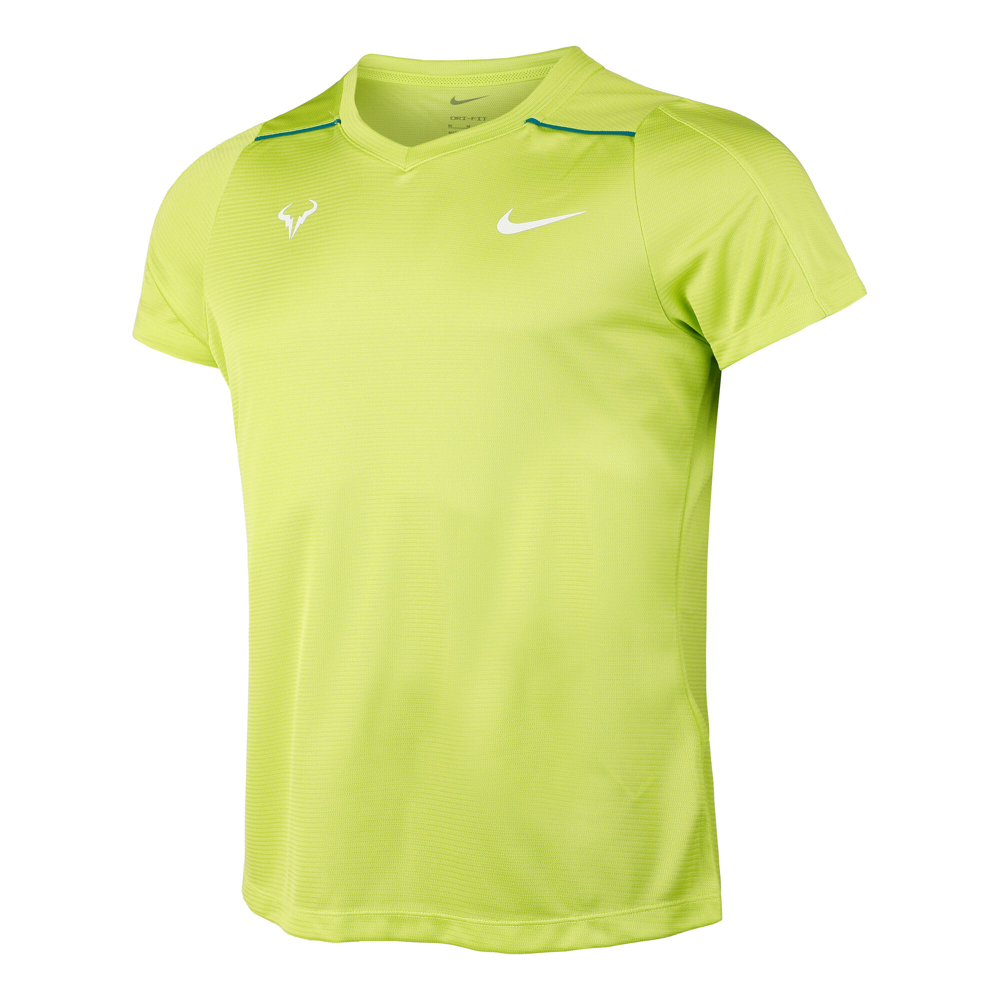 Nike Rafa Challenger - Verde - Camiseta Tenis Hombre